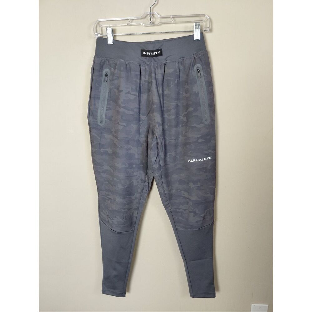 Alphalete Infinity Tech Pant Gray Camo NWT Small